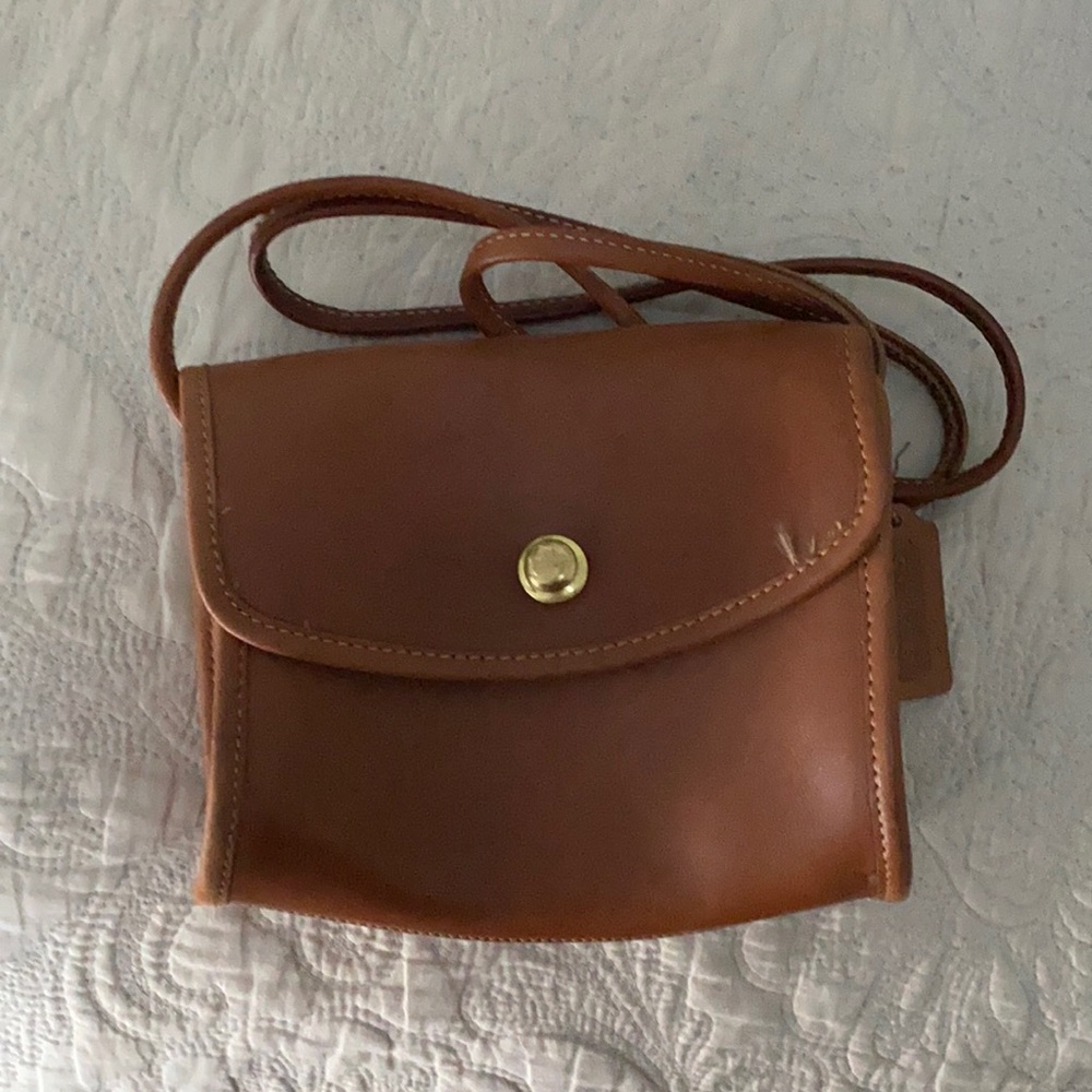 Coach leather crossbody purse